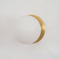 Alabaster Glow Mini Orb Wall Light, Bathroom Wall Sconce, detail 26