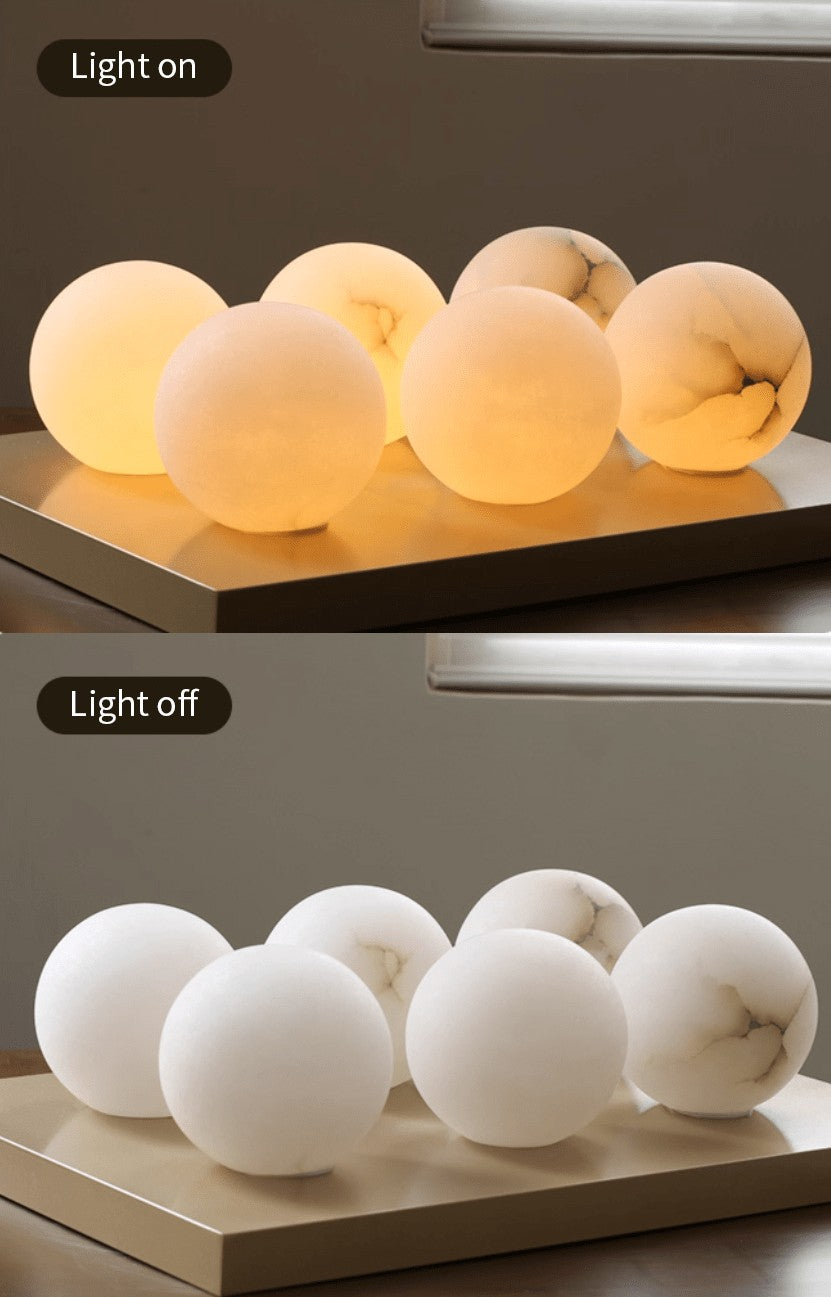 Alabaster Glow Mini Orb Wall Light, Bathroom Wall Sconce, detail 31