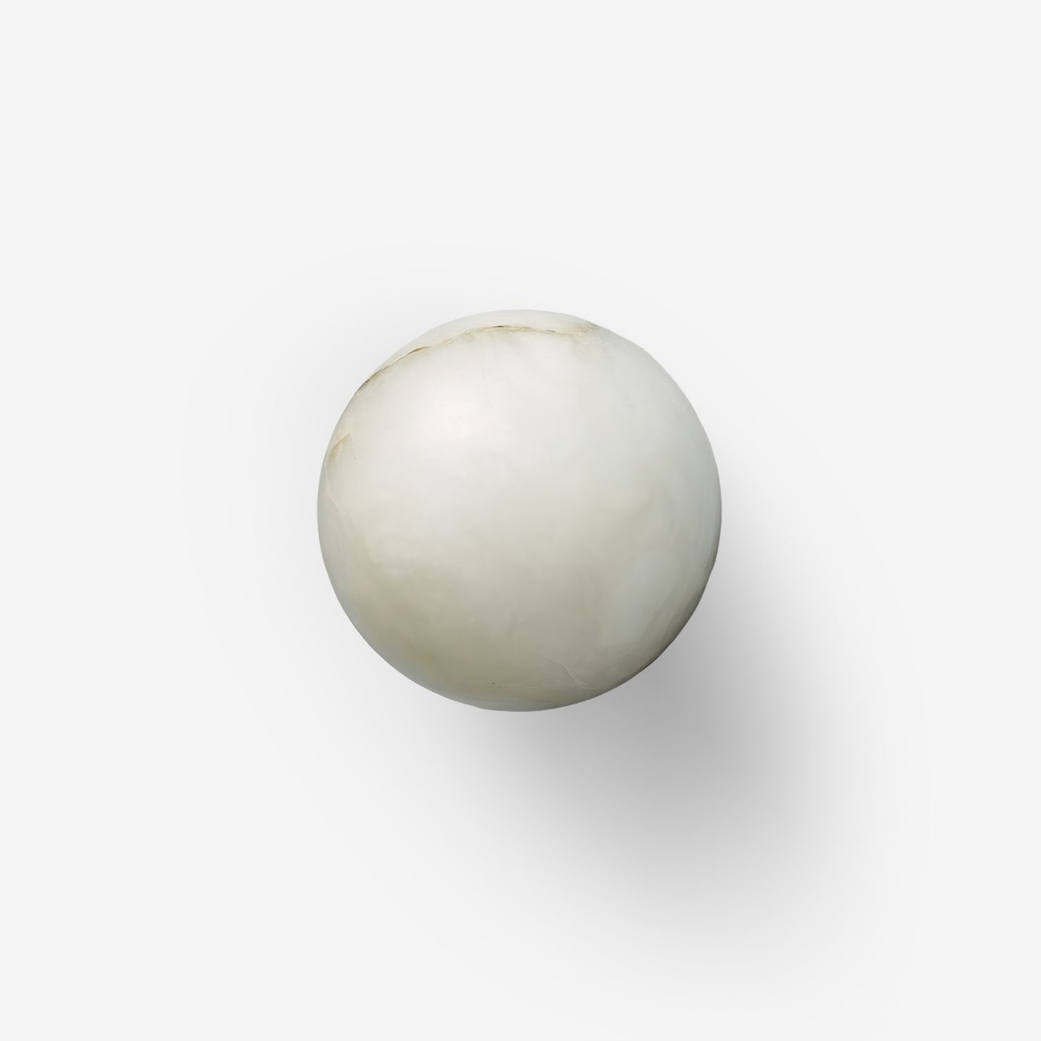 Alabaster Glow Mini Orb Wall Light, Bathroom Wall Sconce, detail 3
