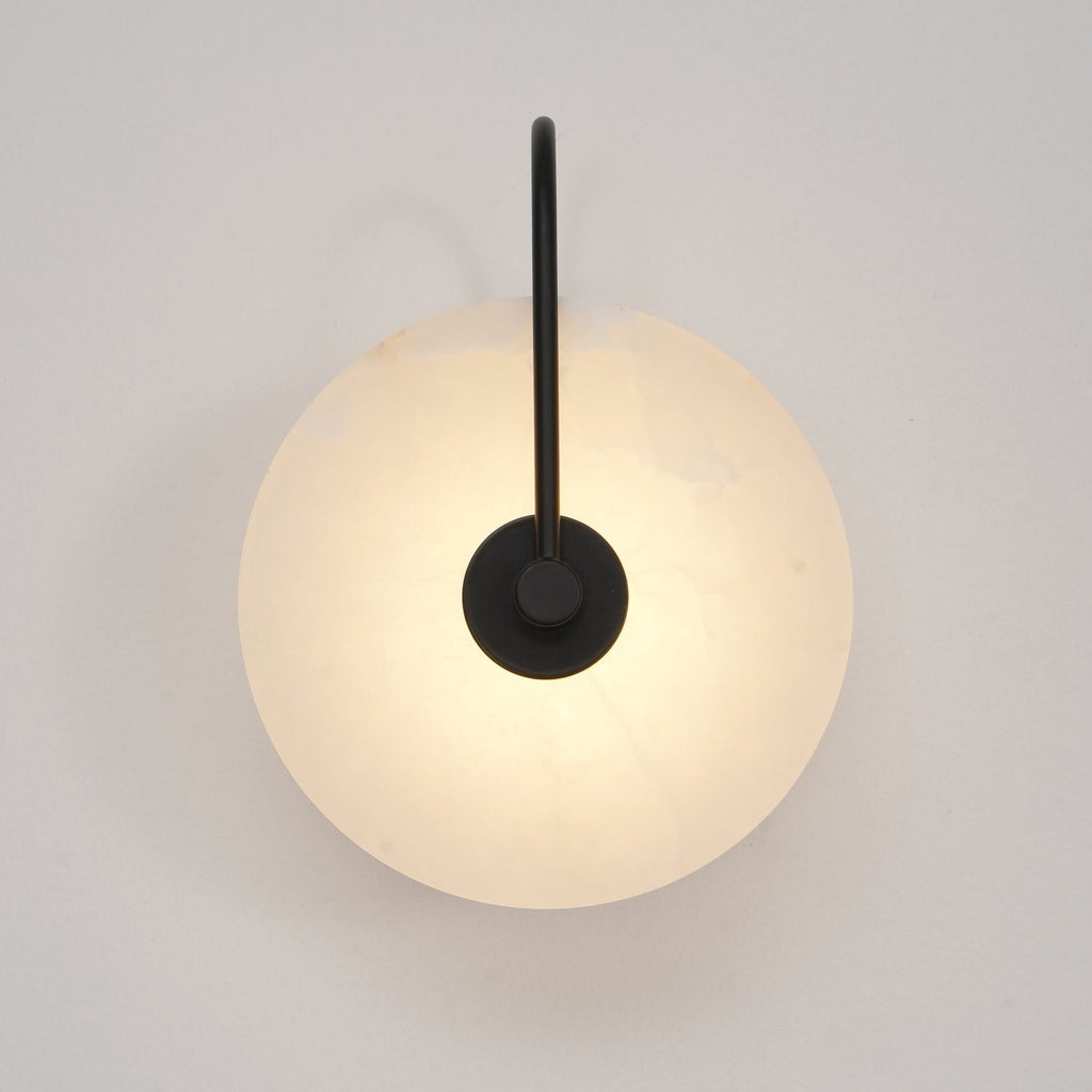 Alabaster Glow Wall Light, Bedroom Wall Sconce, detail 29