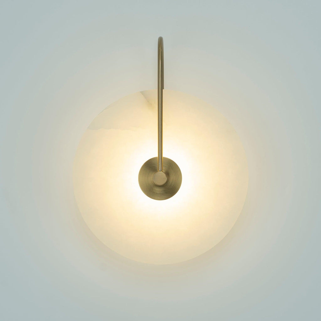 Alabaster Glow Wall Light, Bedroom Wall Sconce, detail 42