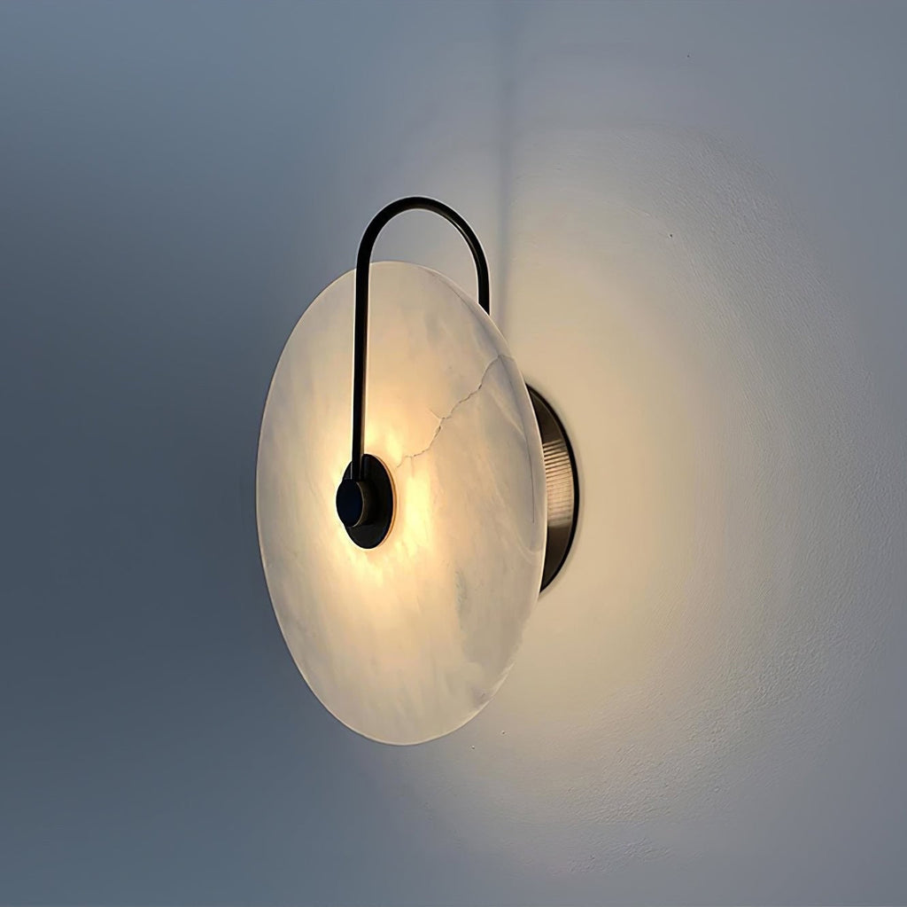 Alabaster Glow Wall Light, Bedroom Wall Sconce, detail 48