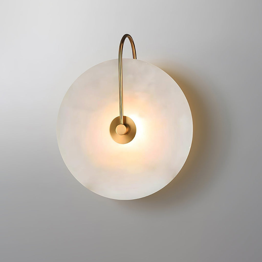 Alabaster Glow Wall Light, Bedroom Wall Sconce, detail 52