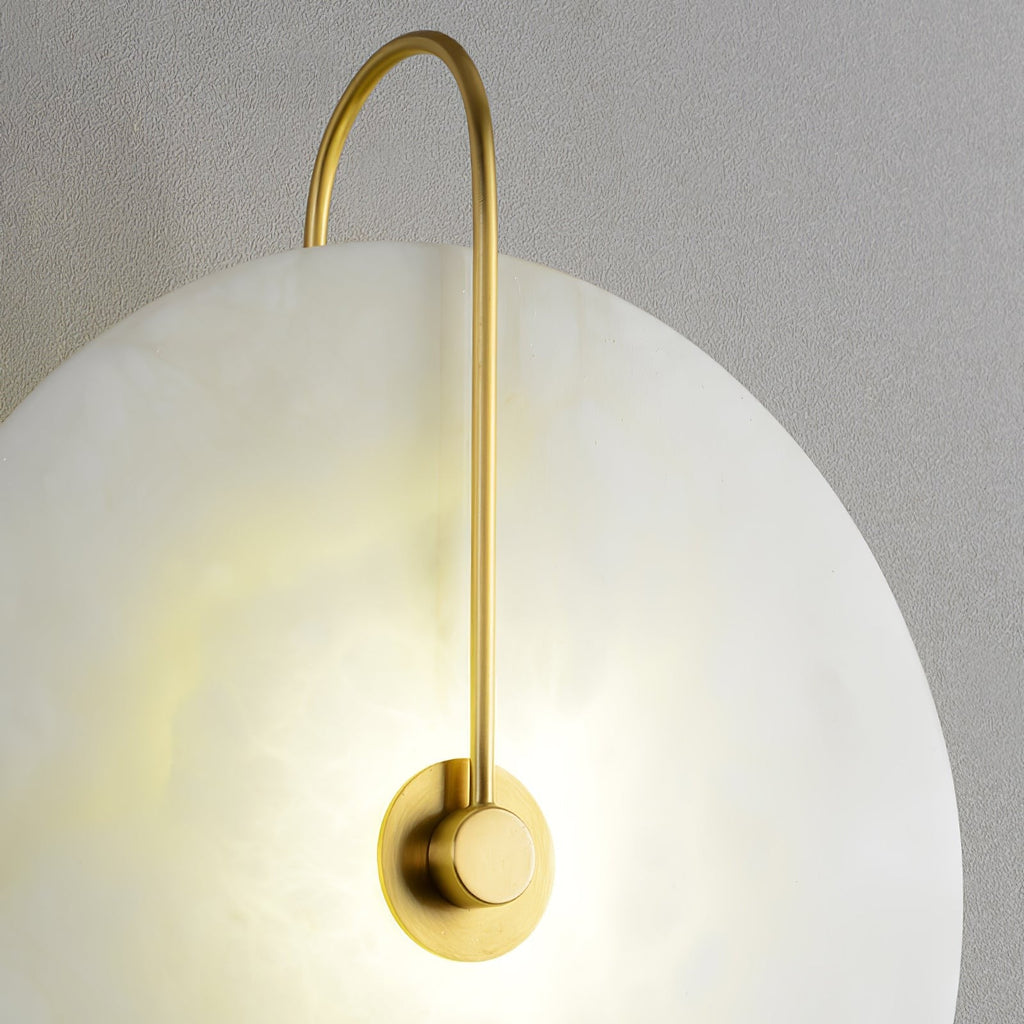 Alabaster Glow Wall Light, Bedroom Wall Sconce, detail 56