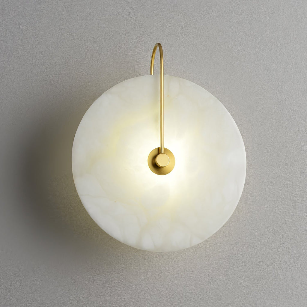 Alabaster Glow Wall Light, Bedroom Wall Sconce, detail 57
