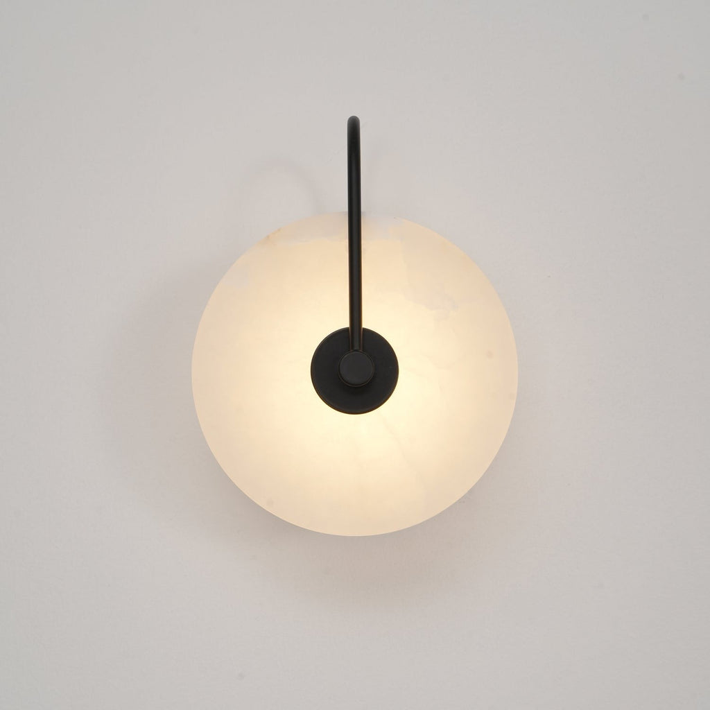 Alabaster Glow Wall Light, Bedroom Wall Sconce, detail 59