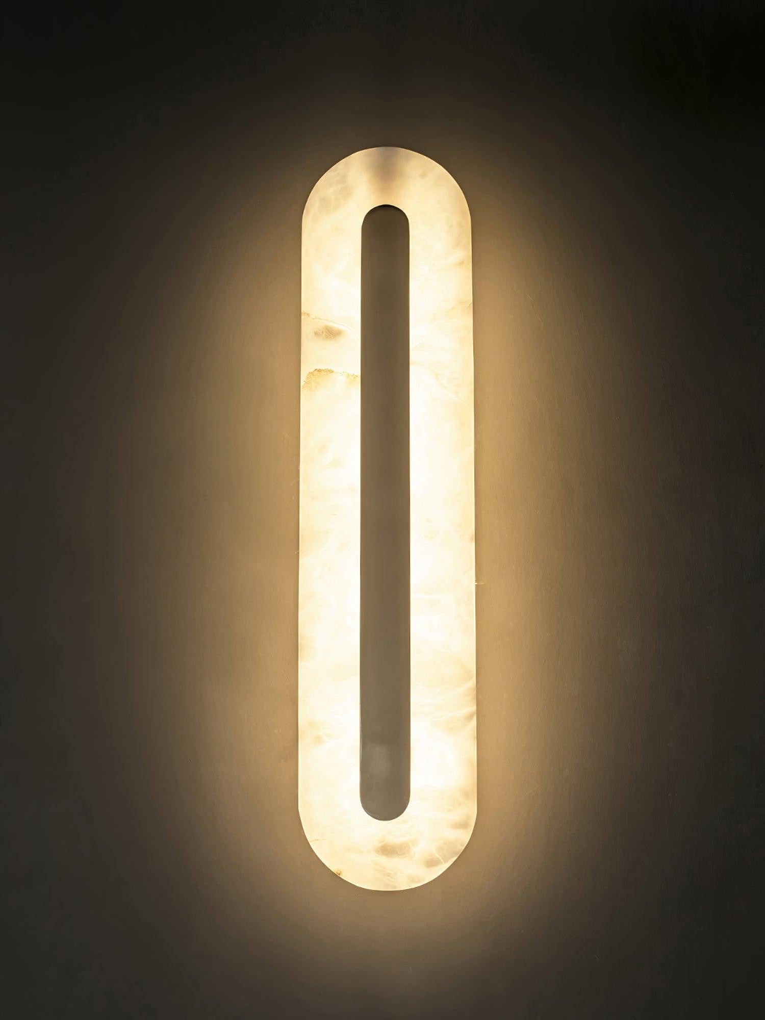 Alabaster Halo Wall Light, Bedroom Wall Sconce, detail 30