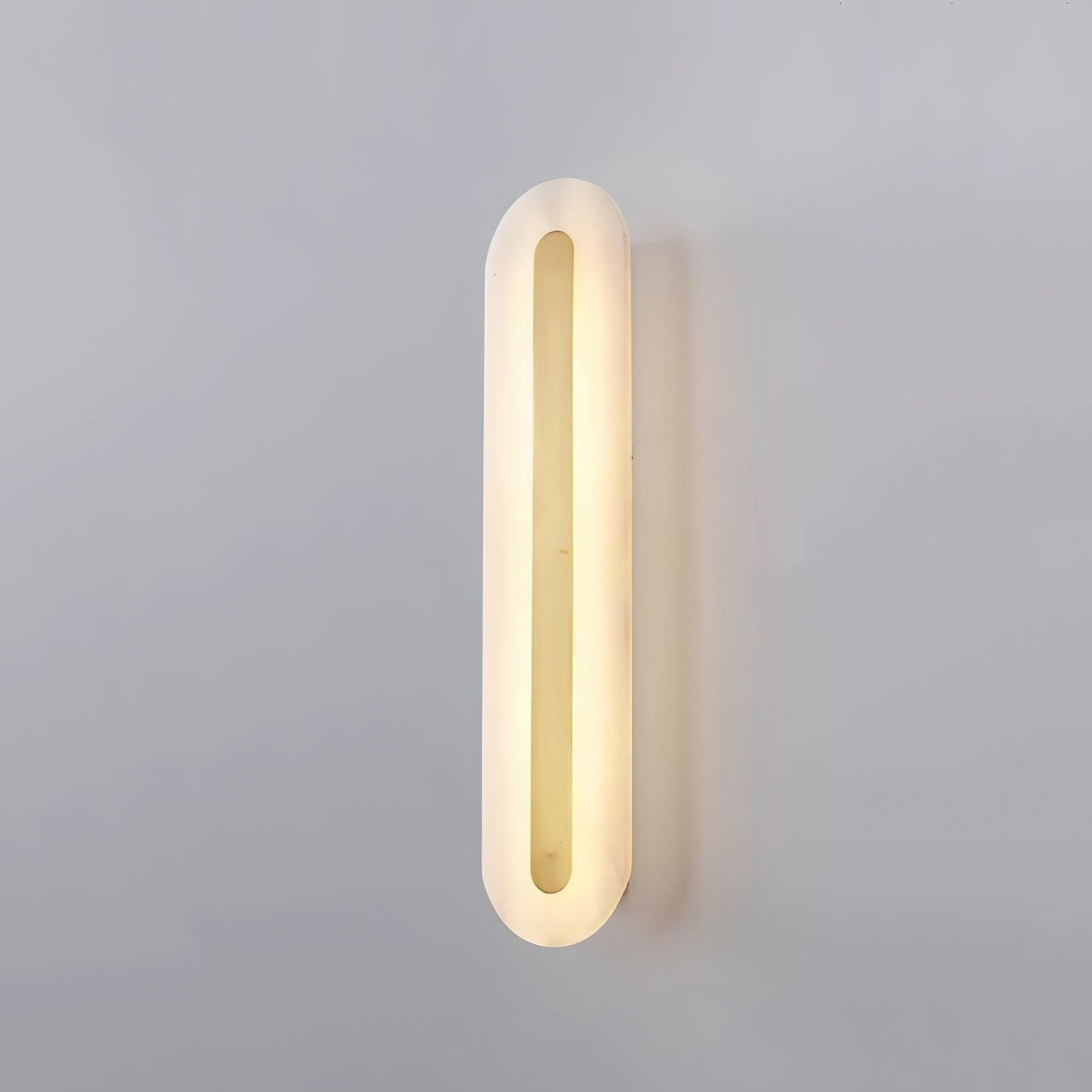 Alabaster Halo Wall Light, Bedroom Wall Sconce, detail 3