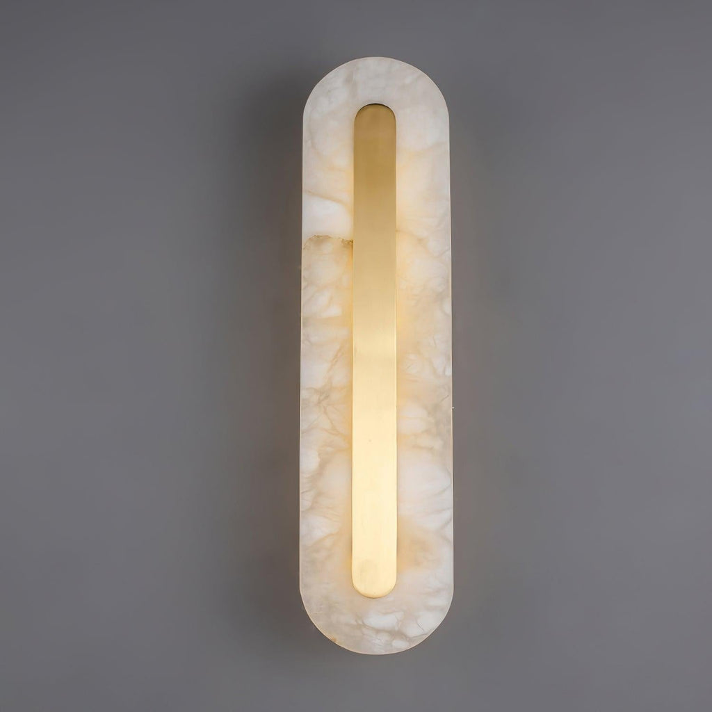 Alabaster Halo Wall Light, Bedroom Wall Sconce, detail 45