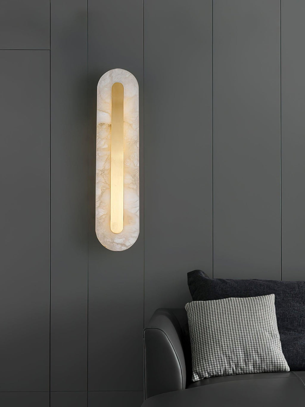 Alabaster Halo Wall Light, Bedroom Wall Sconce, detail 49