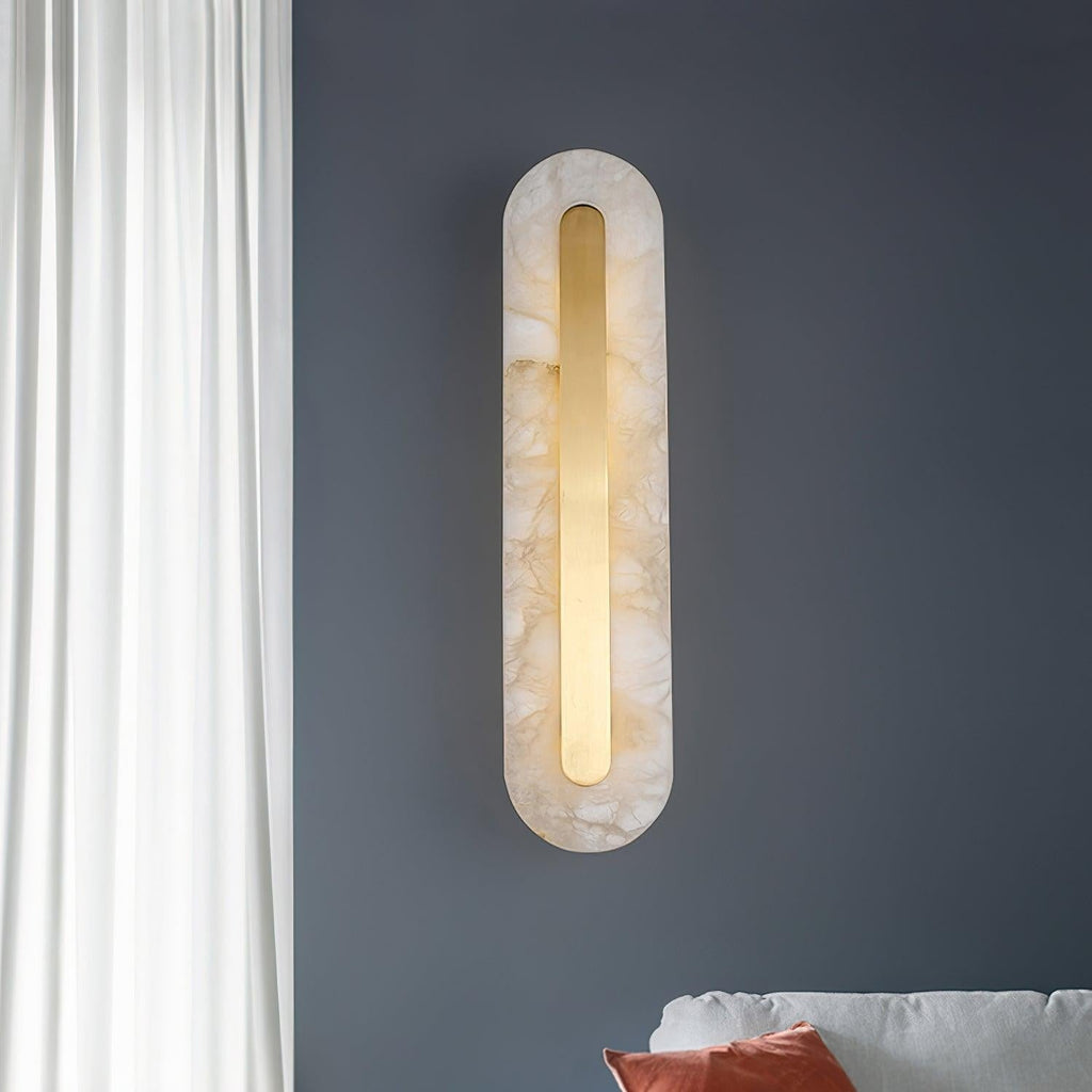 Alabaster Halo Wall Light, Bedroom Wall Sconce, detail 53