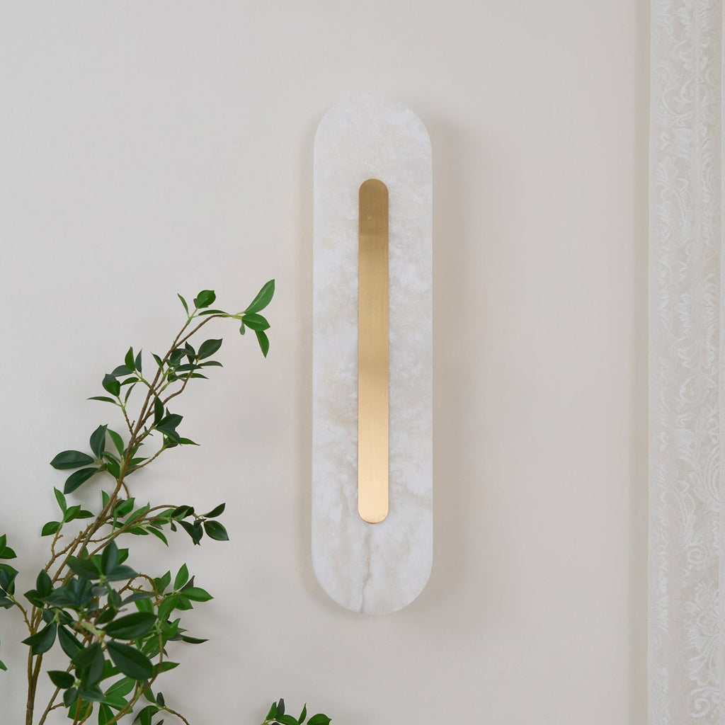 Alabaster Halo Wall Light, Bedroom Wall Sconce, detail 55