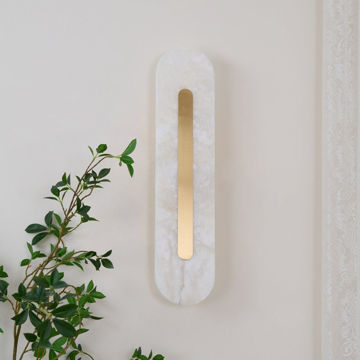 Alabaster Halo Wall Light, Bedroom Wall Sconce, detail 55