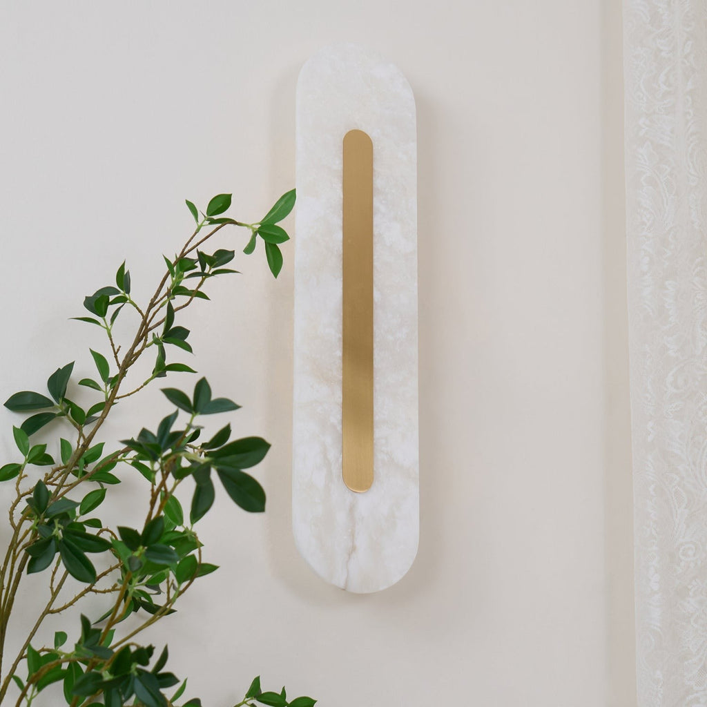 Alabaster Halo Wall Light, Bedroom Wall Sconce, detail 56