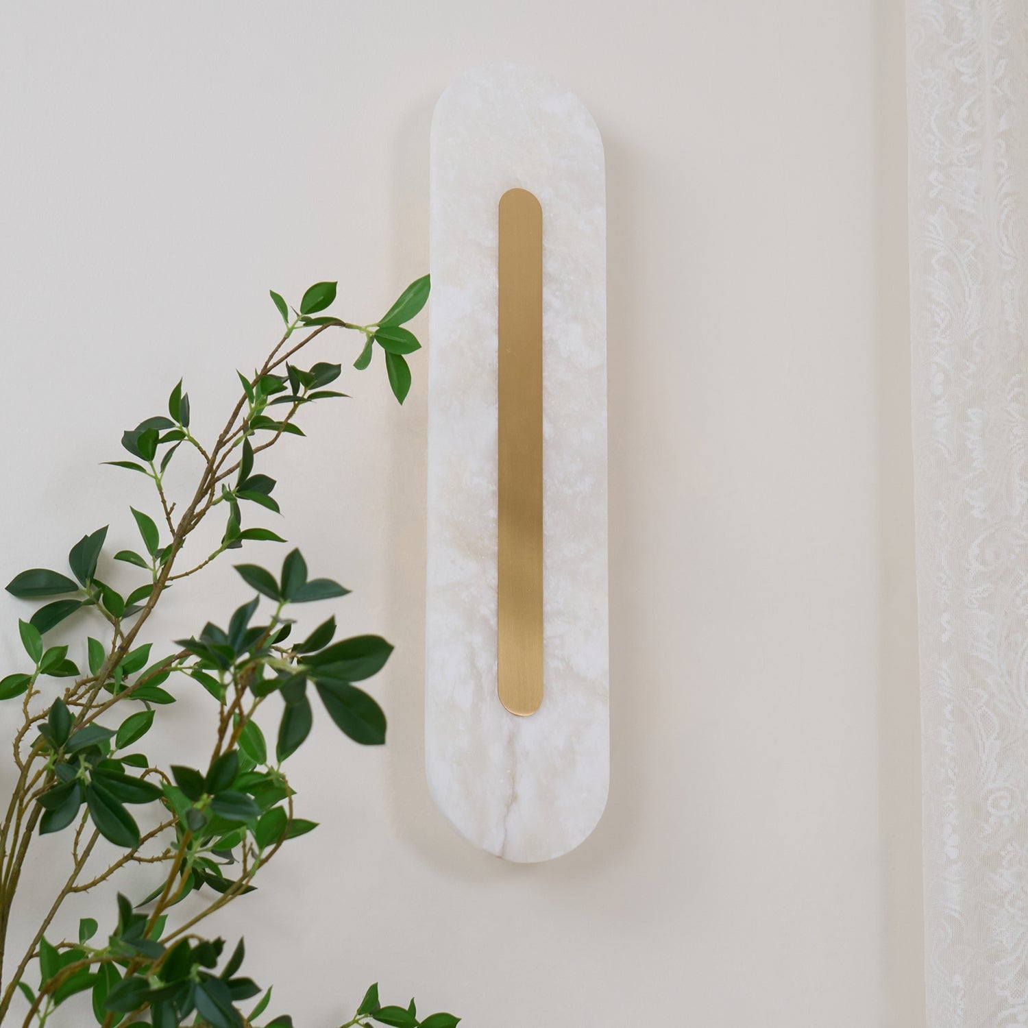 Alabaster Halo Wall Light, Bedroom Wall Sconce, detail 56