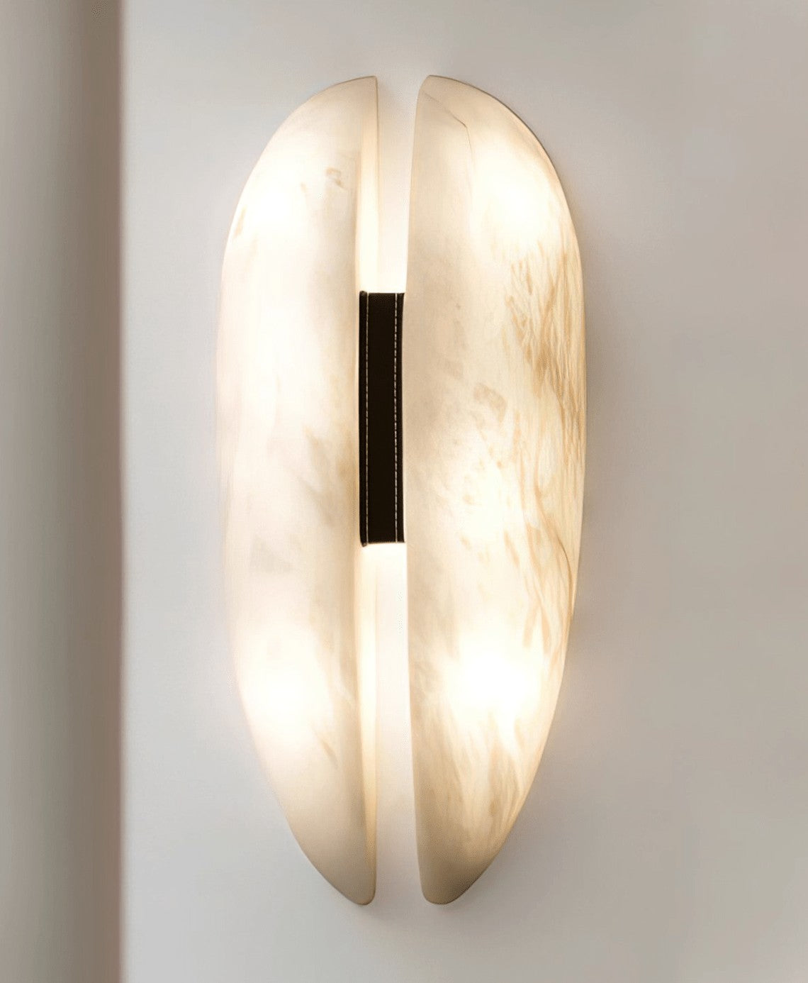 Alabaster Veil LED Wall Light, Bedroom Wall Sconce, detail 10