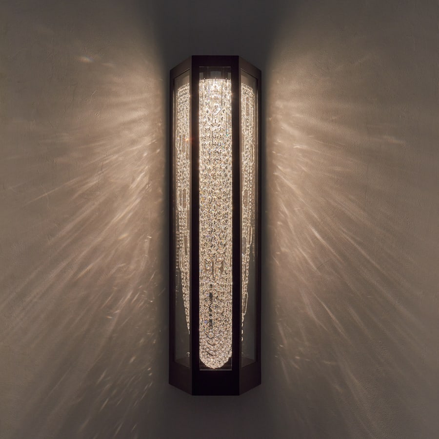 Strati Esterno 34" Tall Exterior Wall Light, Outdoor Wall Light, detail 3