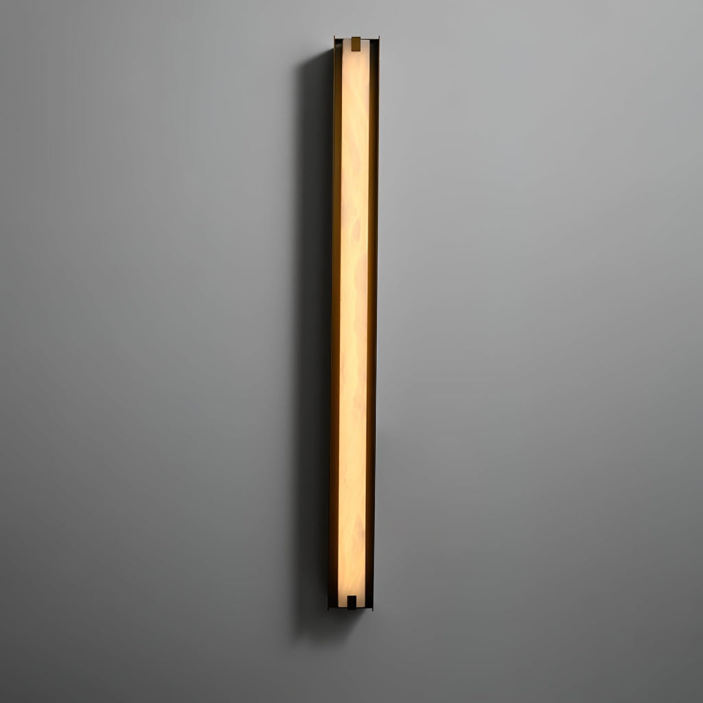 Alvara Alabaster Vertical Wall Light, Bedroom Wall Sconce, detail 24