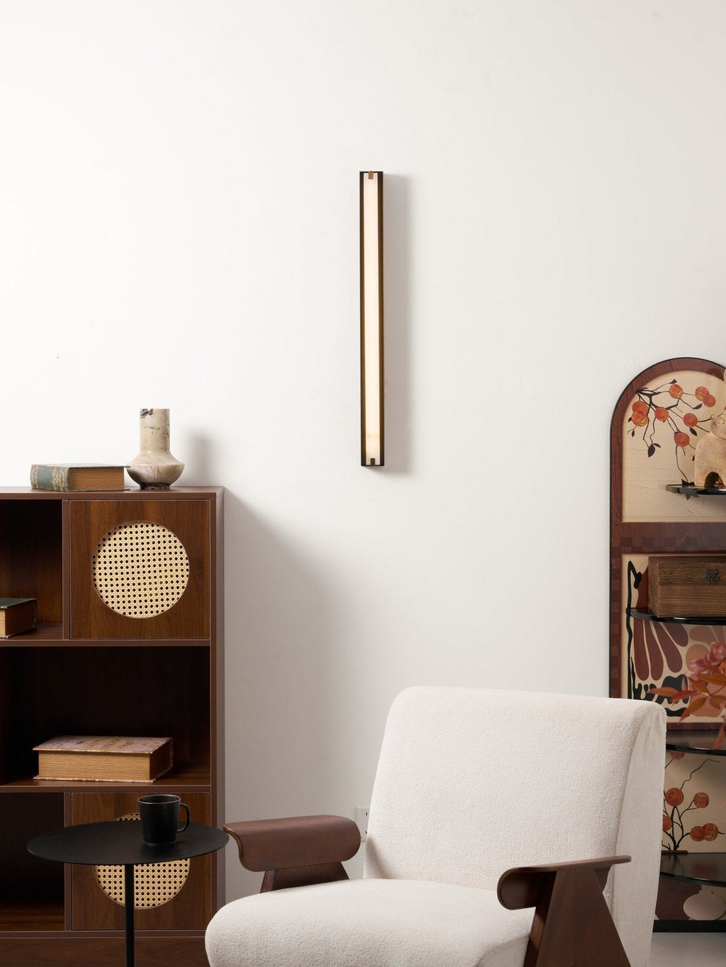 Alvara Alabaster Vertical Wall Light, Bedroom Wall Sconce, detail 41