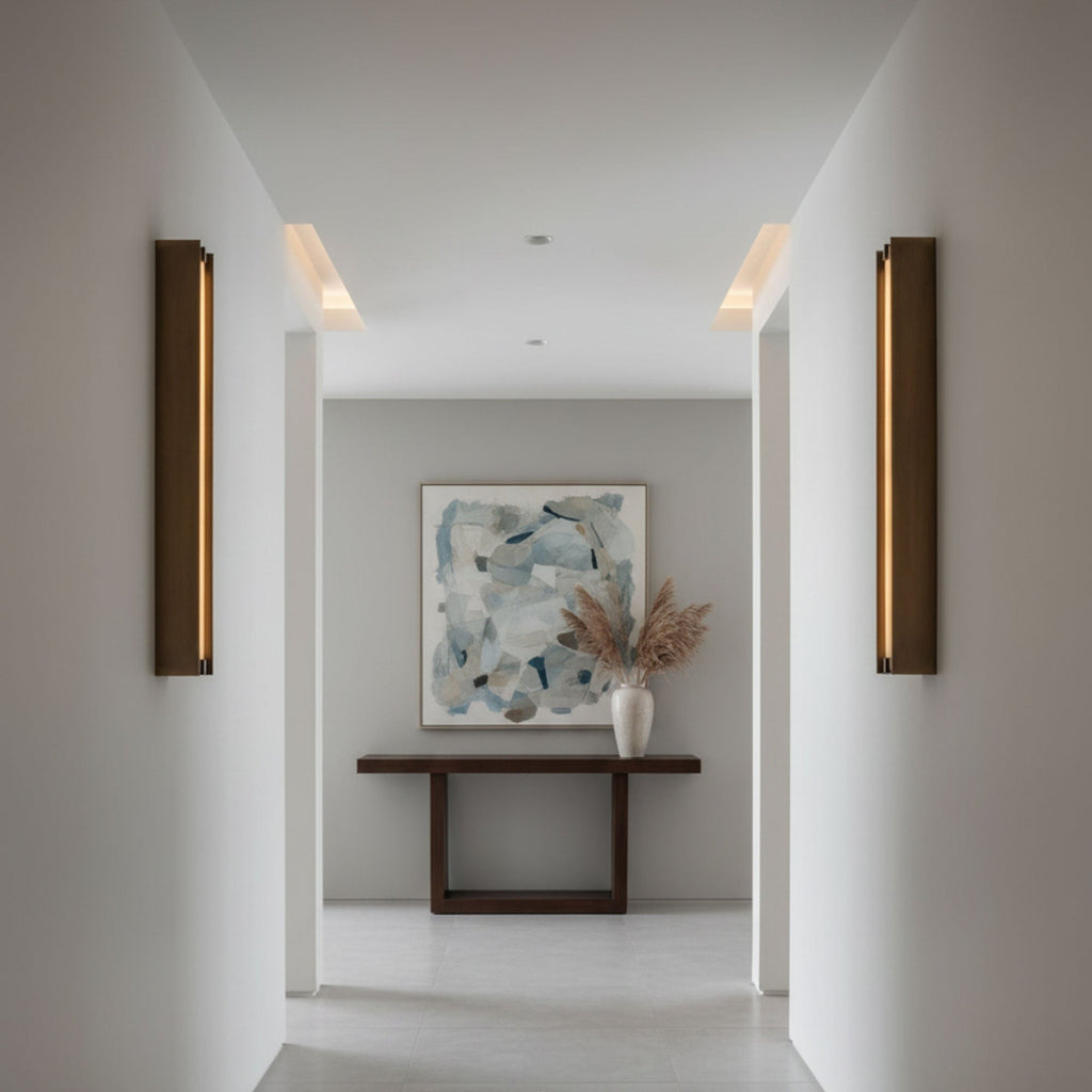 Alvara Alabaster Vertical Wall Light, Bedroom Wall Sconce, detail 9