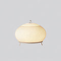 Alvora Fabric Lantern Table Light, Bedside Table Lamp, ∅ 17.7″ x H 21.3″