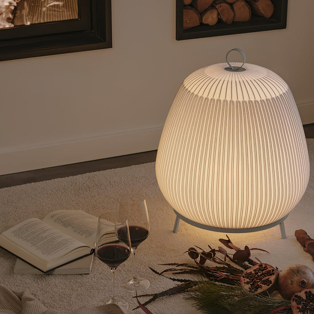 Alvora Fabric Lantern Table Light, Bedside Table Lamp, detail 21