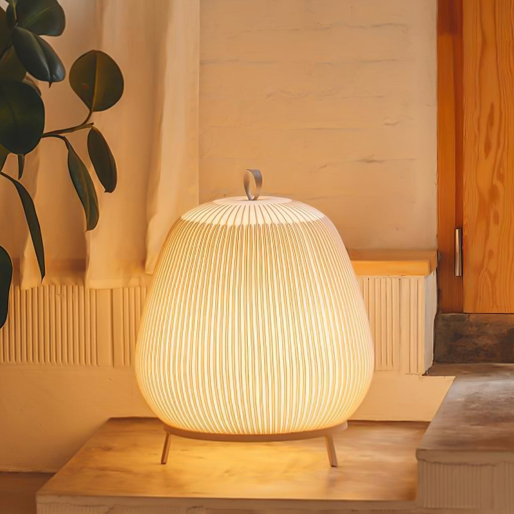 Alvora Fabric Lantern Table Light, Bedside Table Lamp, detail 5