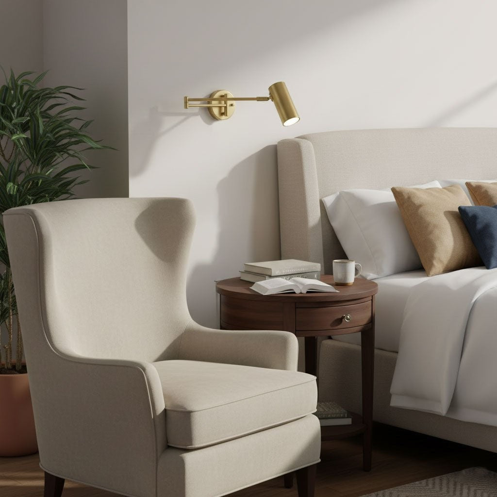 Arclume Pivot Arm Wall Light, Hardwired Wall Sconce, detail 10