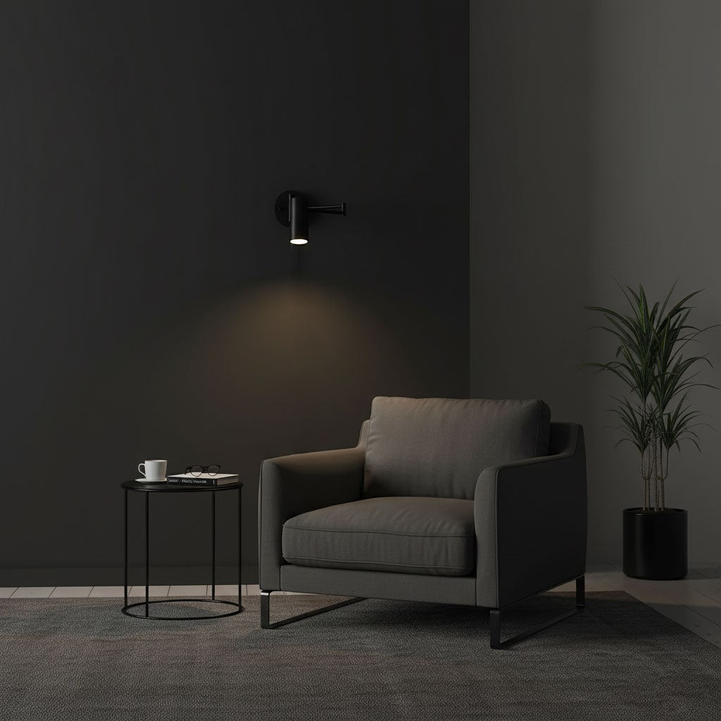 Arclume Pivot Arm Wall Light, Hardwired Wall Sconce, detail 12