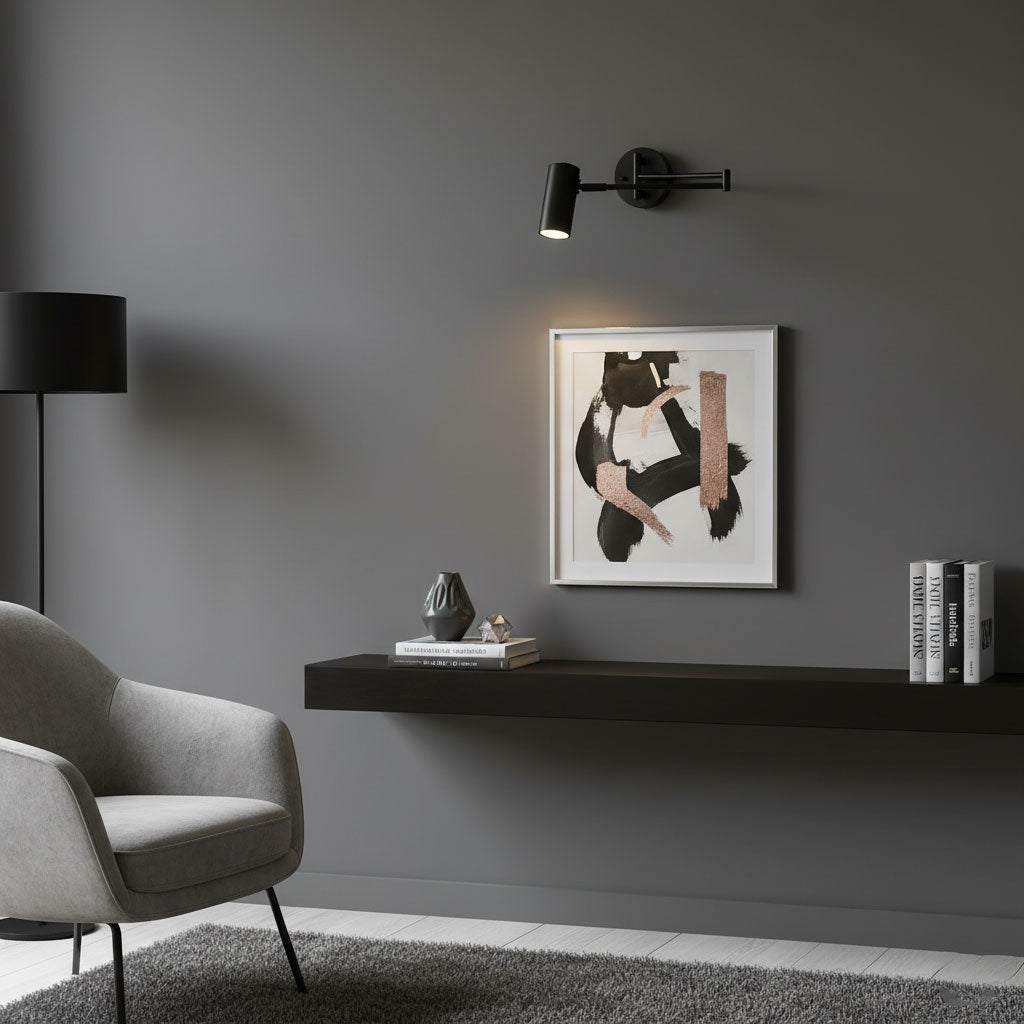 Arclume Pivot Arm Wall Light, Hardwired Wall Sconce, detail 13