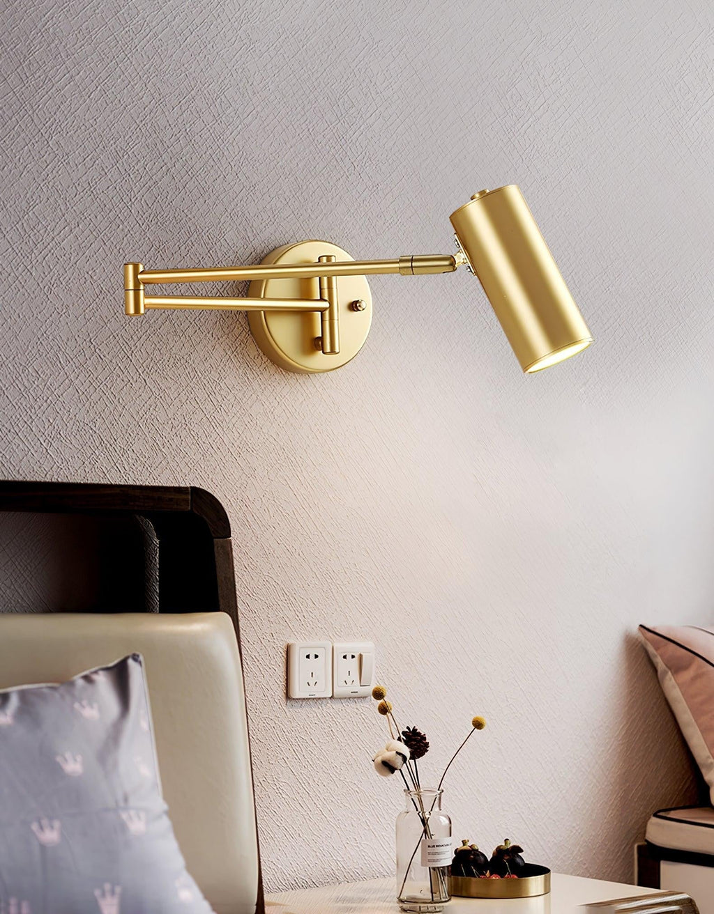 Arclume Pivot Arm Wall Light, Hardwired Wall Sconce, detail 19