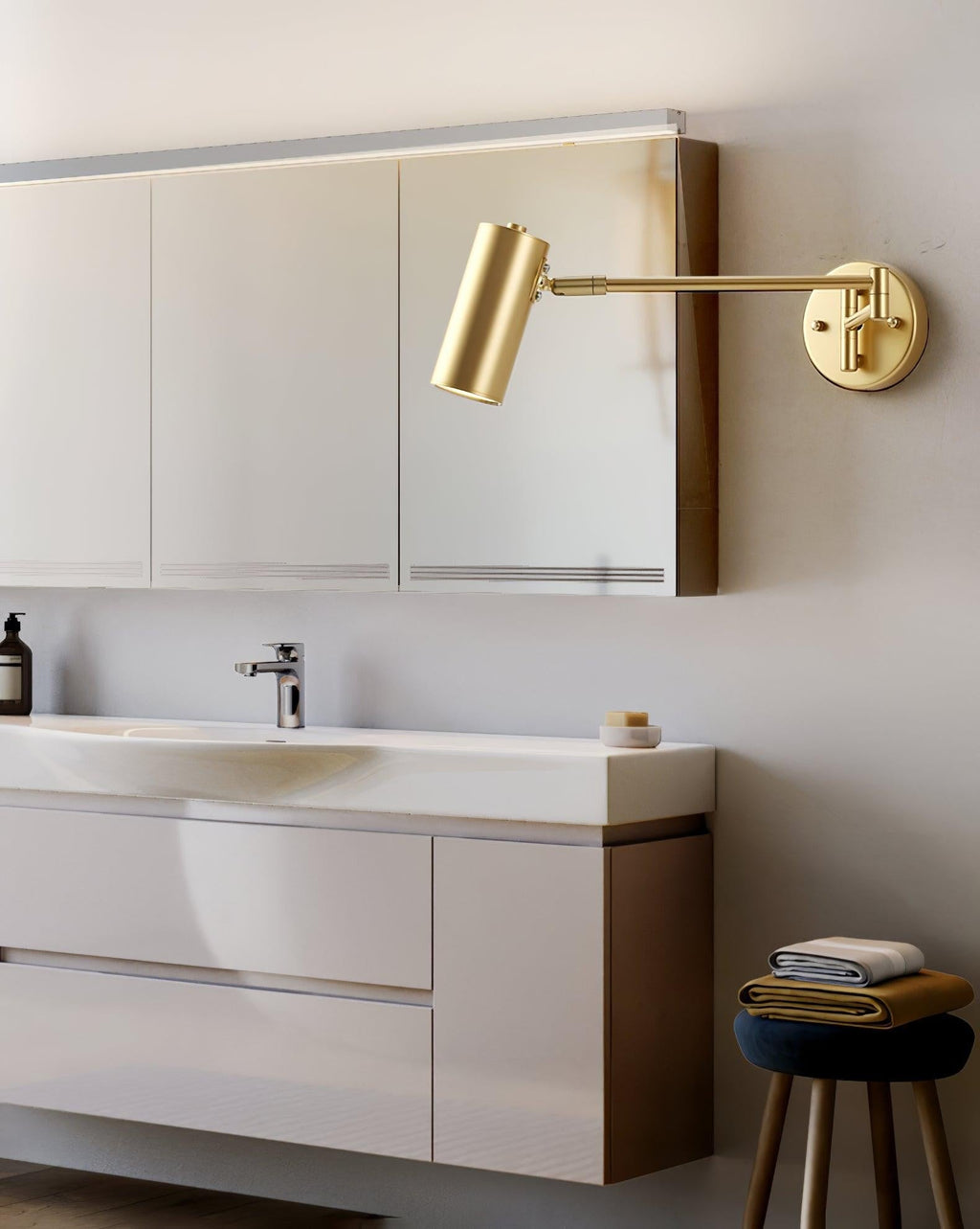 Arclume Pivot Arm Wall Light, Hardwired Wall Sconce, detail 26