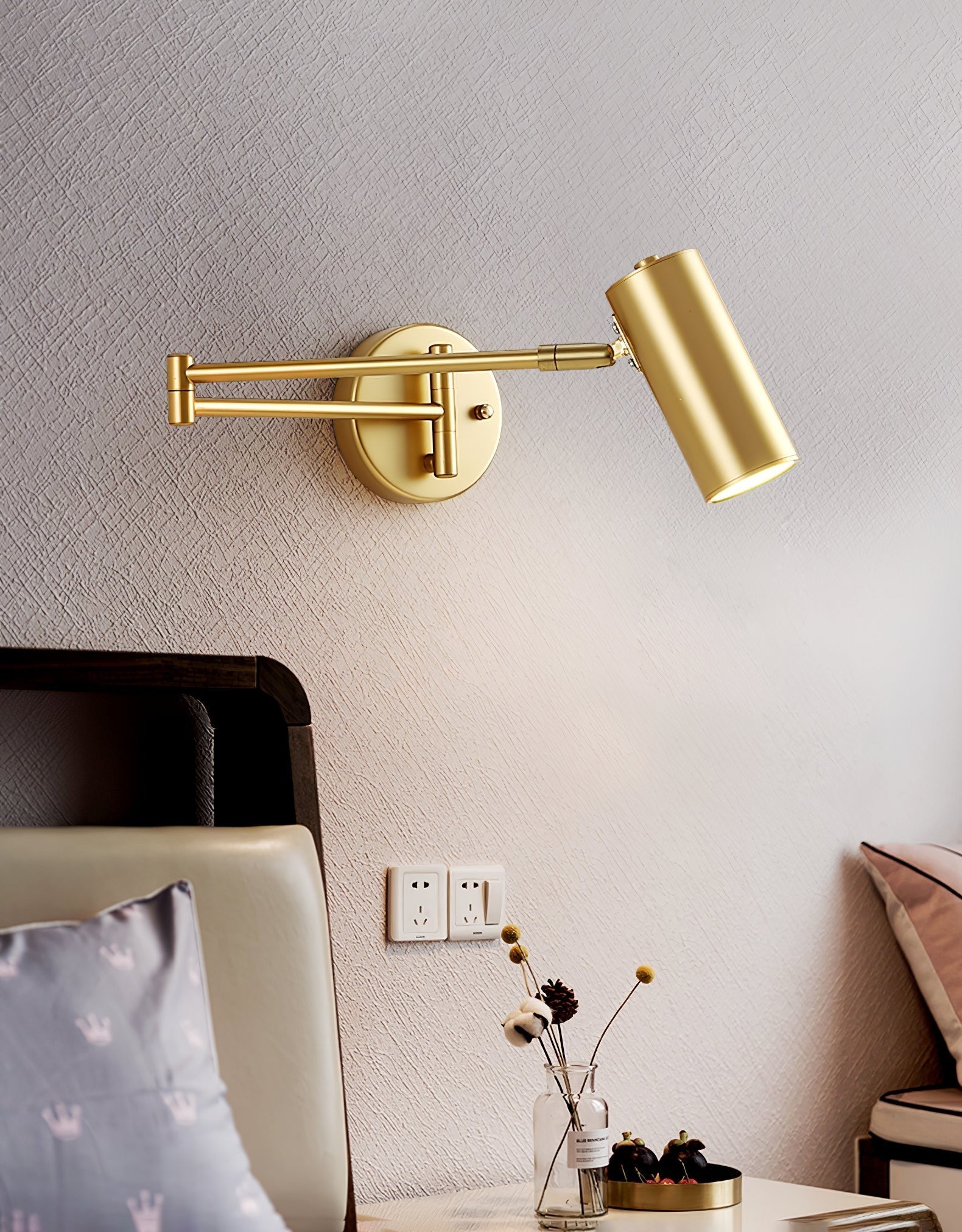 Arclume Pivot Arm Wall Light, Hardwired Wall Sconce, detail 54