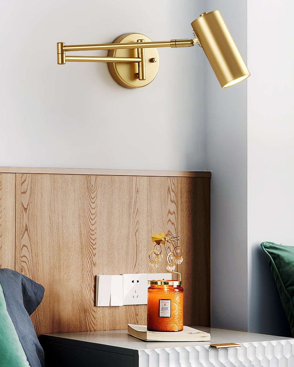 Arclume Pivot Arm Wall Light, Hardwired Wall Sconce, detail 58