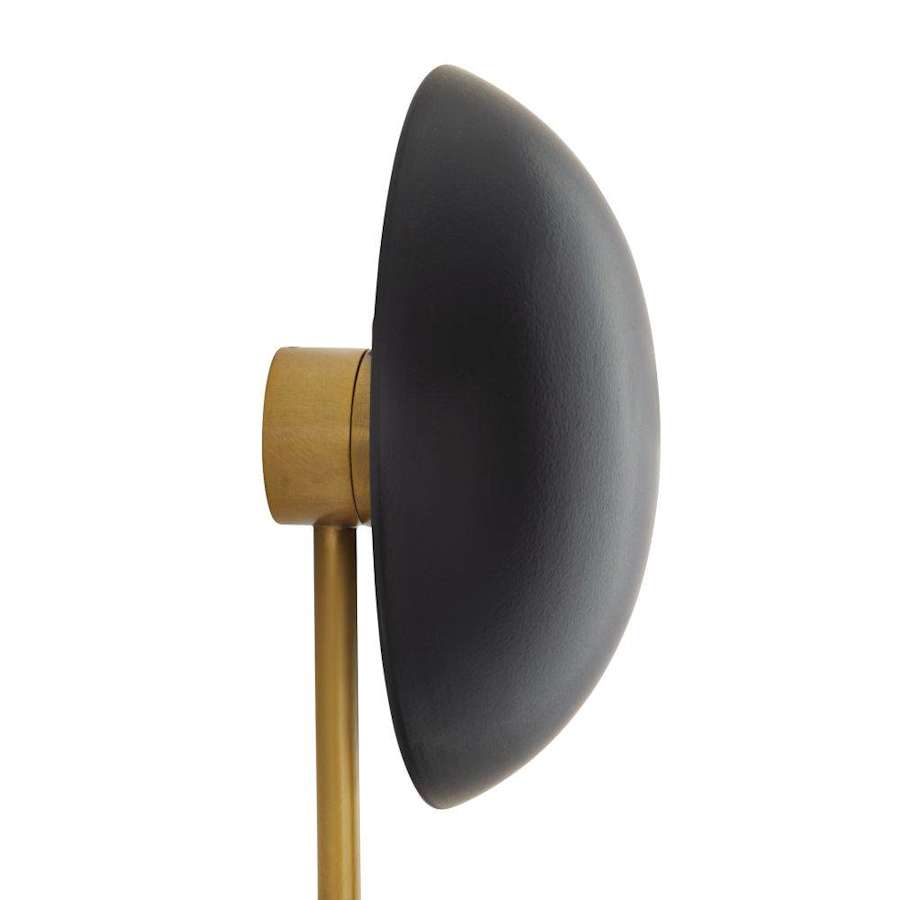 Glaze 5 Light 44" Tall Wall Light with Ceramic Shades, Wall Sconce, detail 5