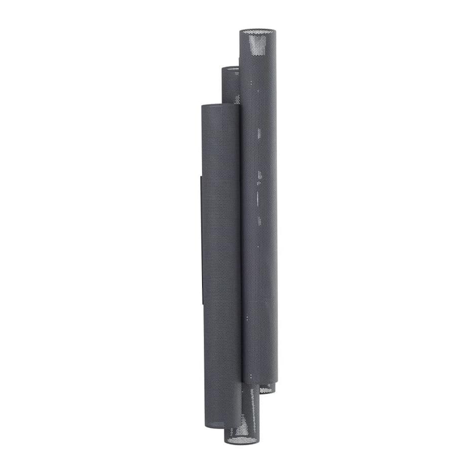 Punch 2 Light 49" Tall Exterior Wall Light with Mesh Steel Shades, Outdoor Wall Light, detail 2