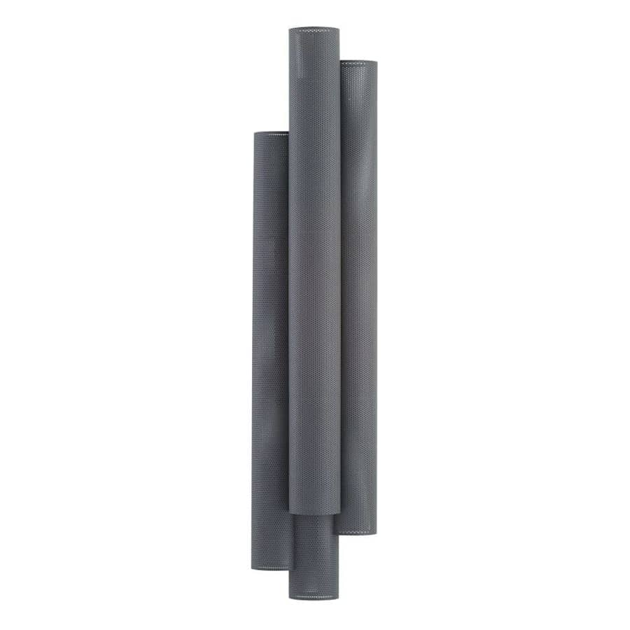 Punch 2 Light 49" Tall Exterior Wall Light with Mesh Steel Shades, Outdoor Wall Light, detail 4