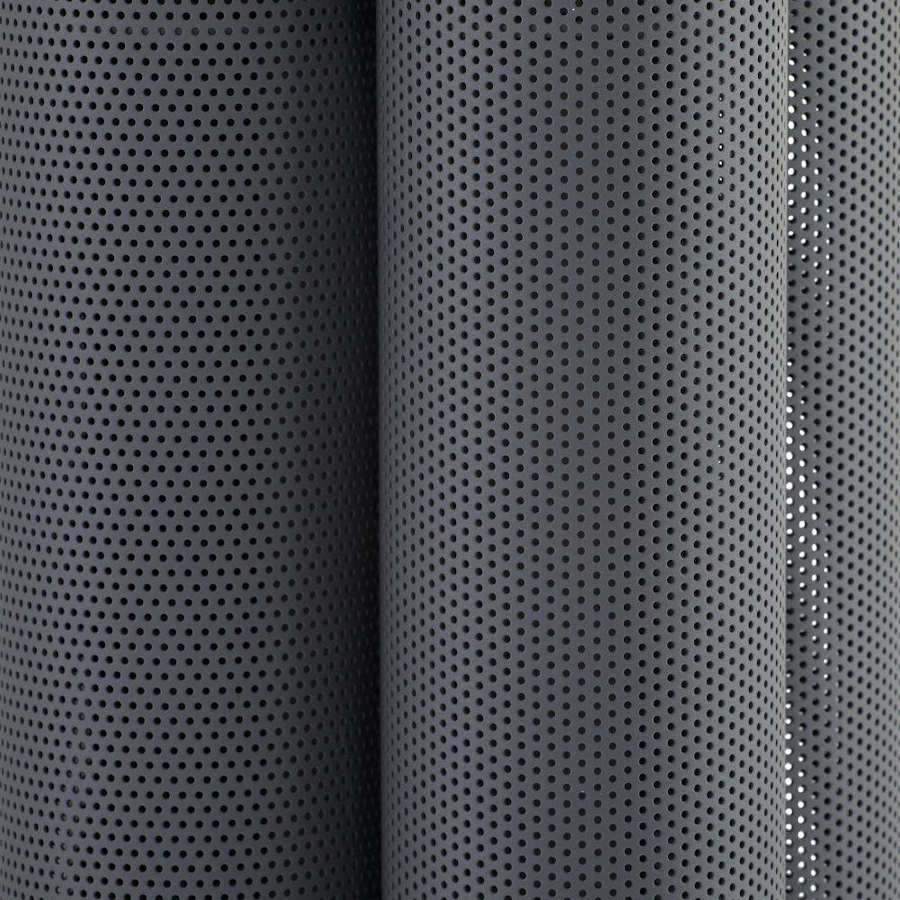 Punch 2 Light 49" Tall Exterior Wall Light with Mesh Steel Shades, Outdoor Wall Light, detail 6
