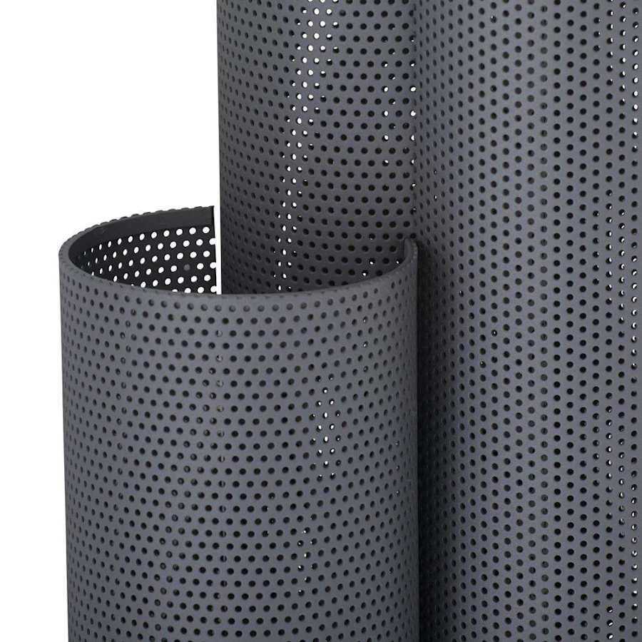 Punch 2 Light 49" Tall Exterior Wall Light with Mesh Steel Shades, Outdoor Wall Light, detail 8