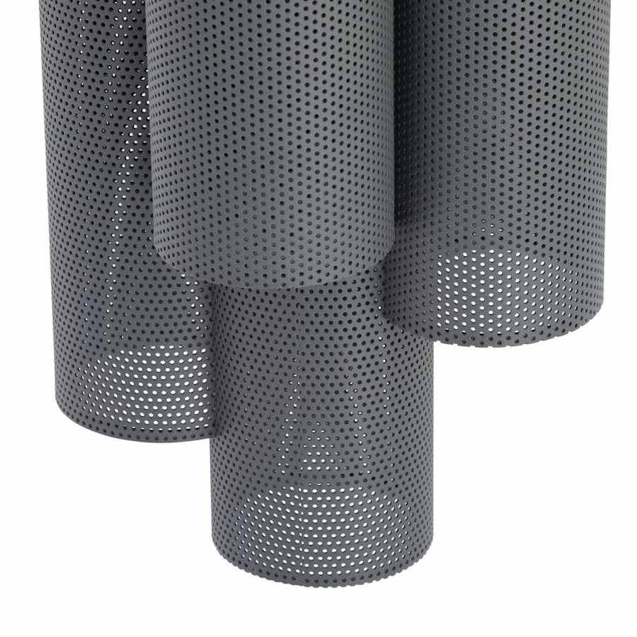 Punch 2 Light 49" Tall Exterior Wall Light with Mesh Steel Shades, Outdoor Wall Light, detail 9