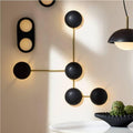 Glaze Sculptural Wall Light, Hardwired Wall Sconce, Ceramic, 44"H x 44"W x 4"D