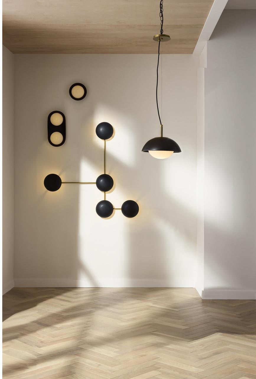 Glaze Sculptural Wall Light, Hardwired Wall Sconce, detail 2
