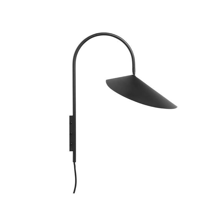 Aruma Swivel Wall Light, Bedroom Wall Sconce, Metal, Dia 26cm x H 47cm