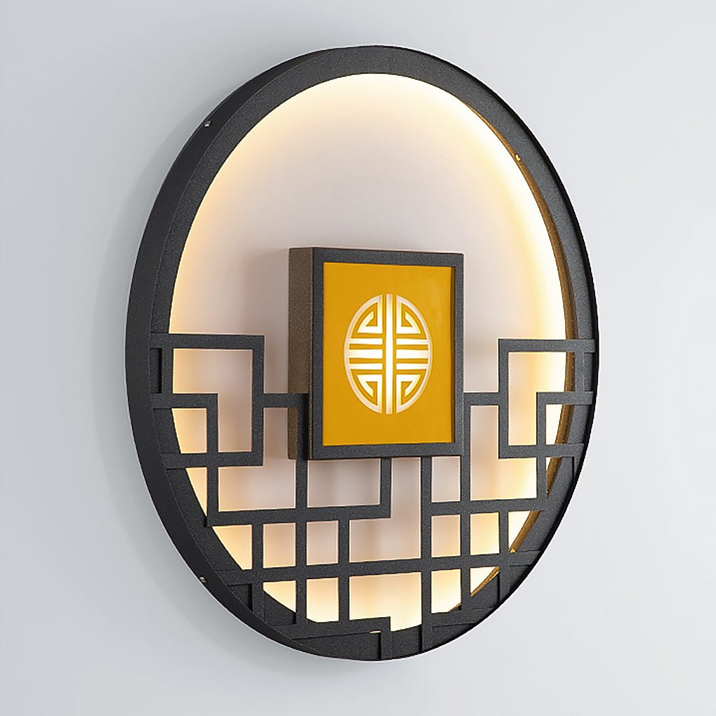 Asian Style Exterior LED Landscape Decorative Lighting Wall Light for Villa Courtyard, Outdoor Wall Light, detail 9