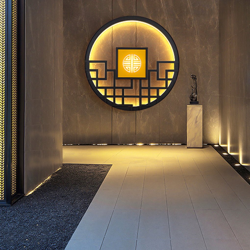 Asian Style Exterior LED Landscape Decorative Lighting Wall Light for Villa Courtyard, Outdoor Wall Light, detail 3