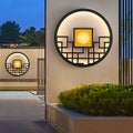 Asian Style Exterior LED Landscape Decorative Lighting Wall Light for Villa Courtyard, Outdoor Wall Light, 13.8"