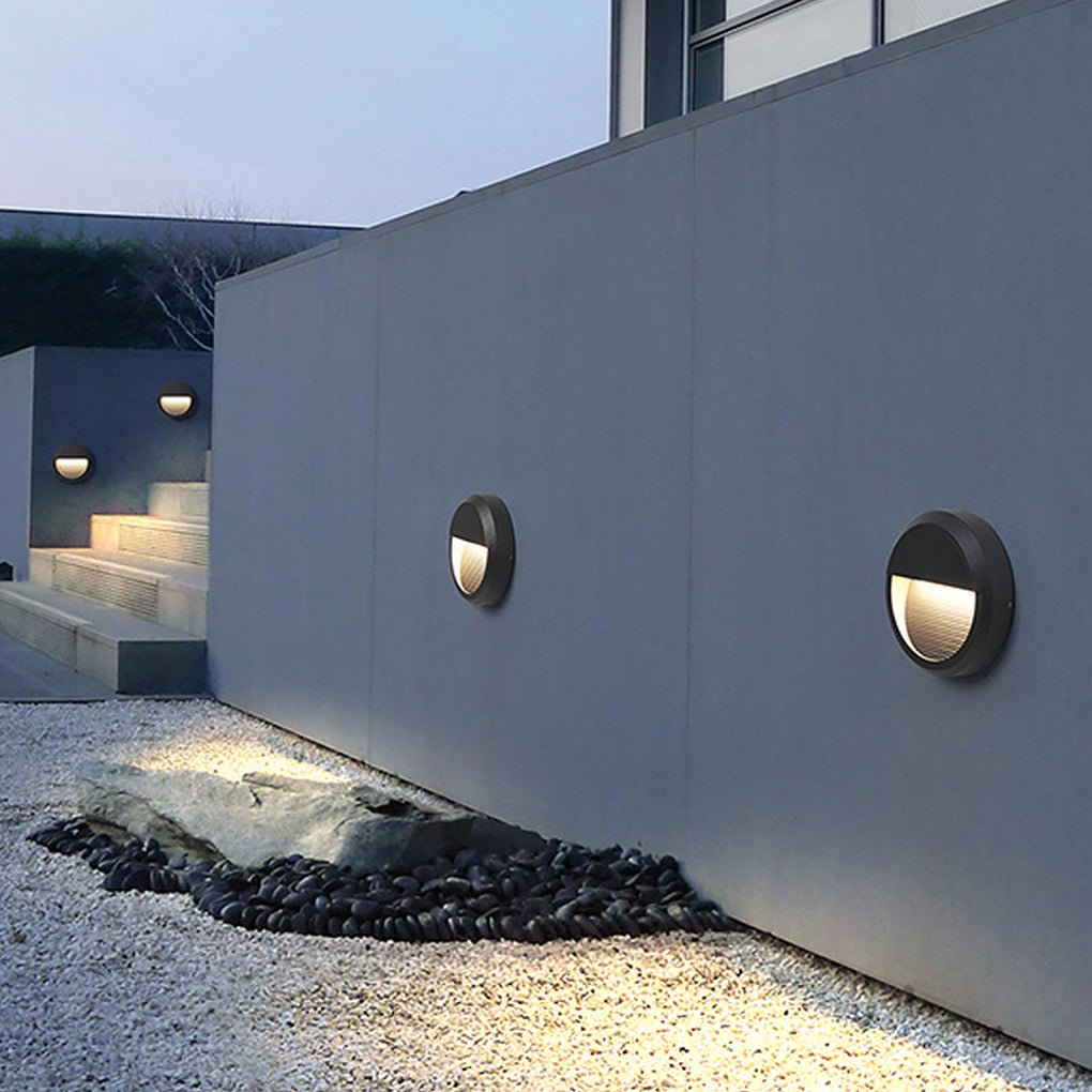Waterproof Exterior LED Step Lights Corner Lamp for Villa Courtyard Garden, Outdoor Wall Light, detail 3