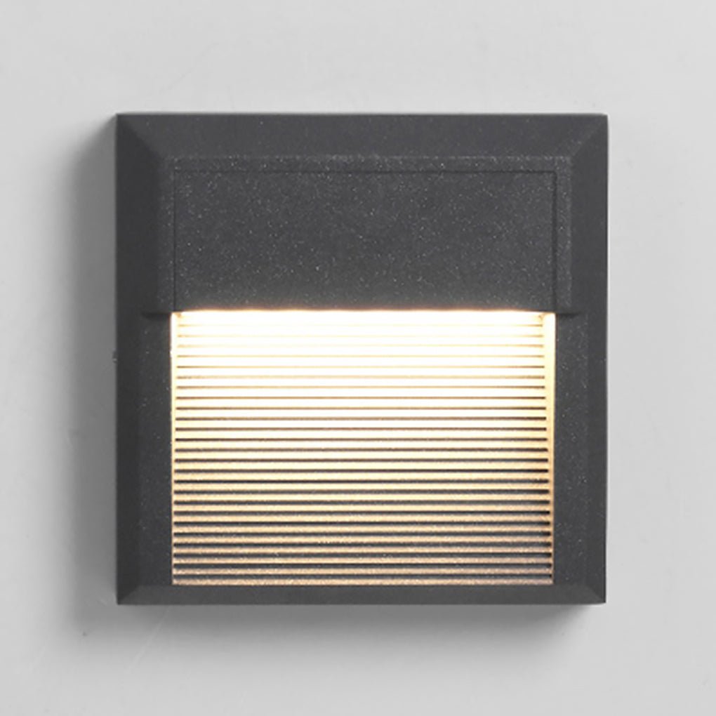 Waterproof Exterior LED Step Lights Corner Lamp for Villa Courtyard Garden, Outdoor Wall Light, detail 10