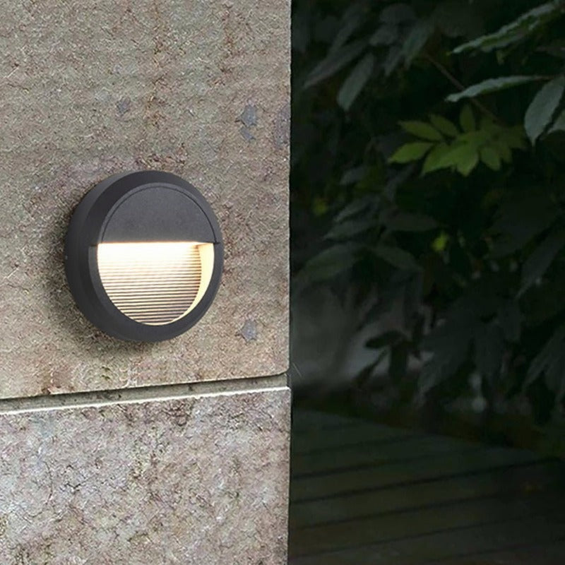 Waterproof Exterior LED Step Lights Corner Lamp for Villa Courtyard Garden, Outdoor Wall Light, detail 7