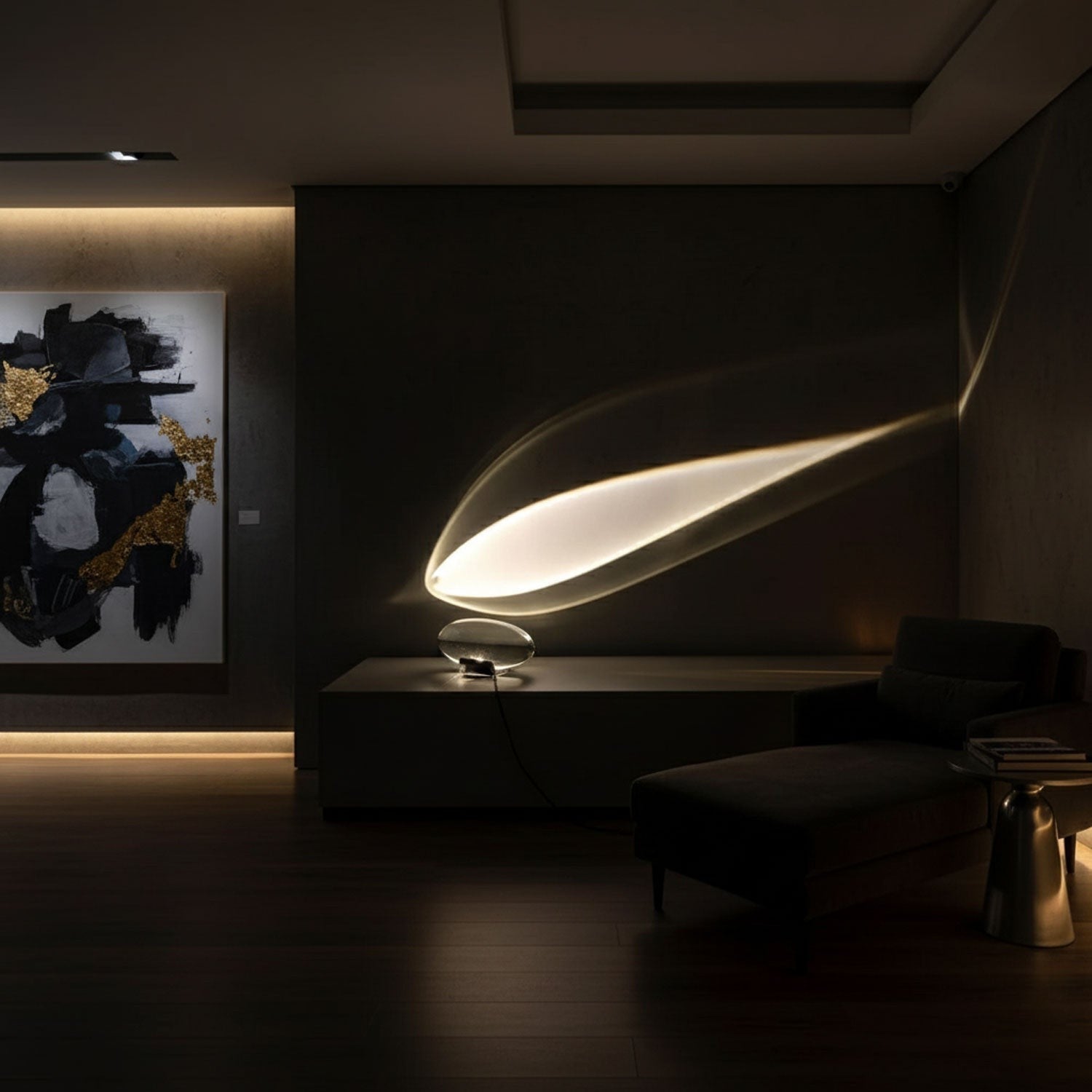 Atman Crystal Glow Table Light, Bedside Table Lamp, detail 9